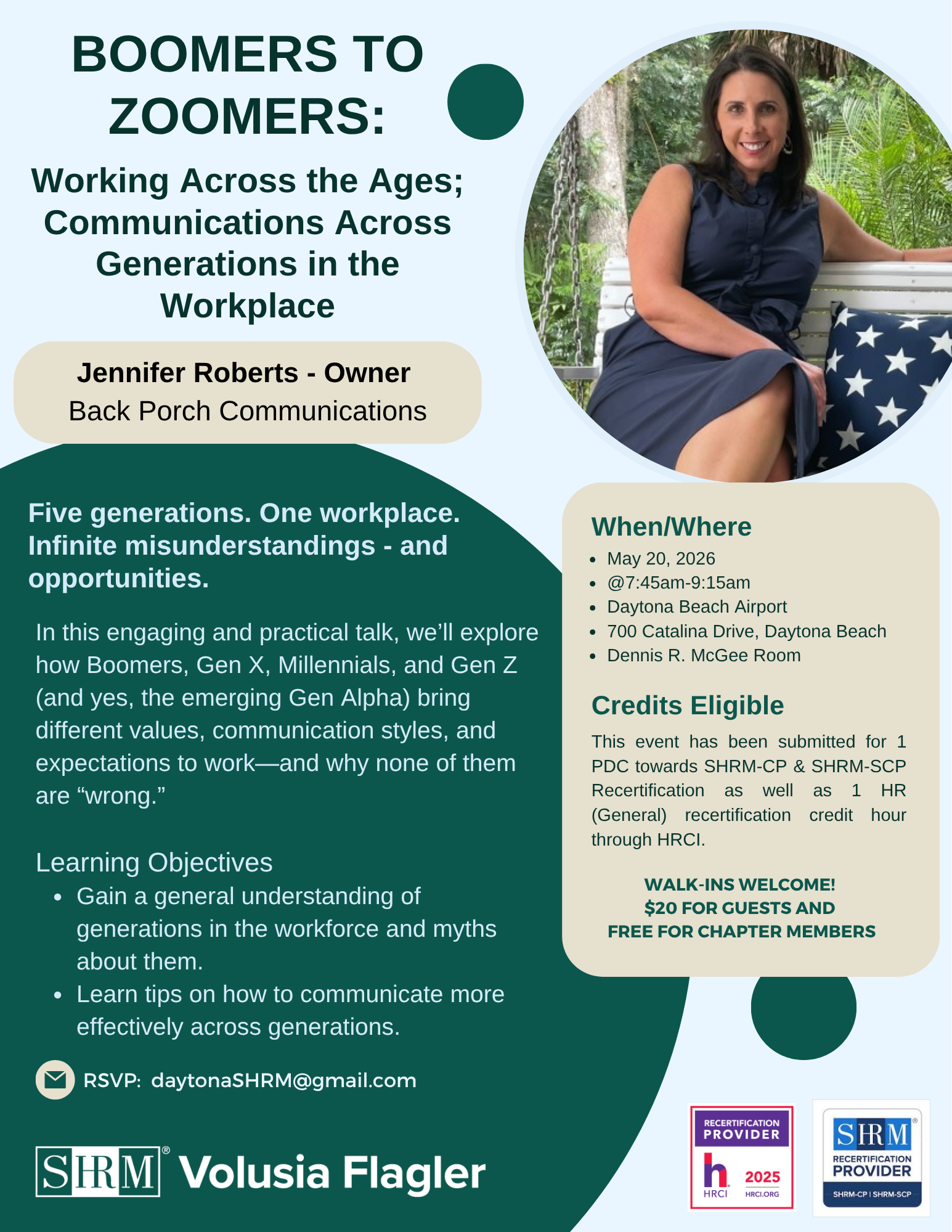 May 2026 Program Flyer