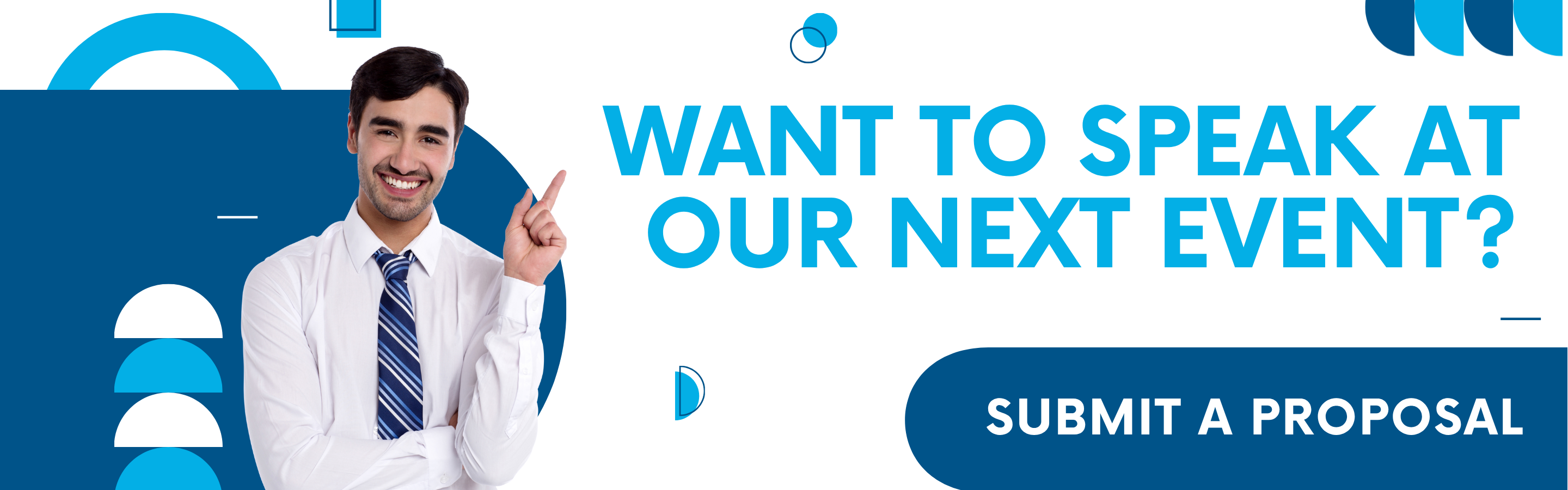 Interested in speaking at our next event? 2 - 1