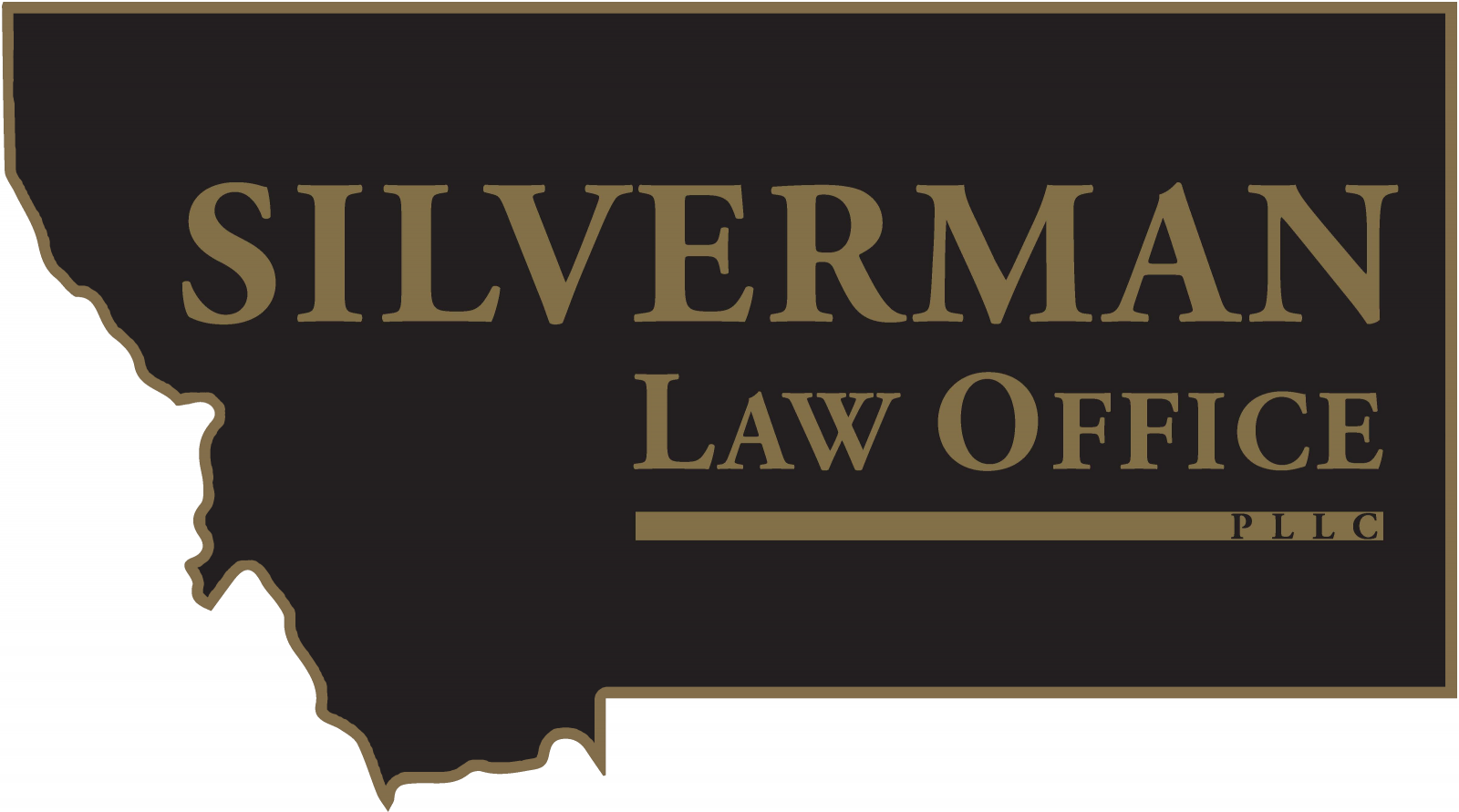 SLO Logo with gold outline silverman law office