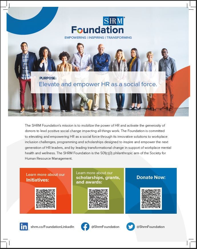 SHRM Foundation Flyer