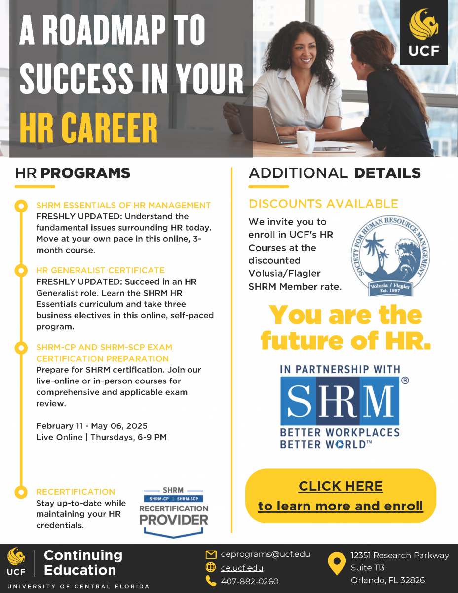 SHRM Flyer - Volusia Flagler SHRM - digital