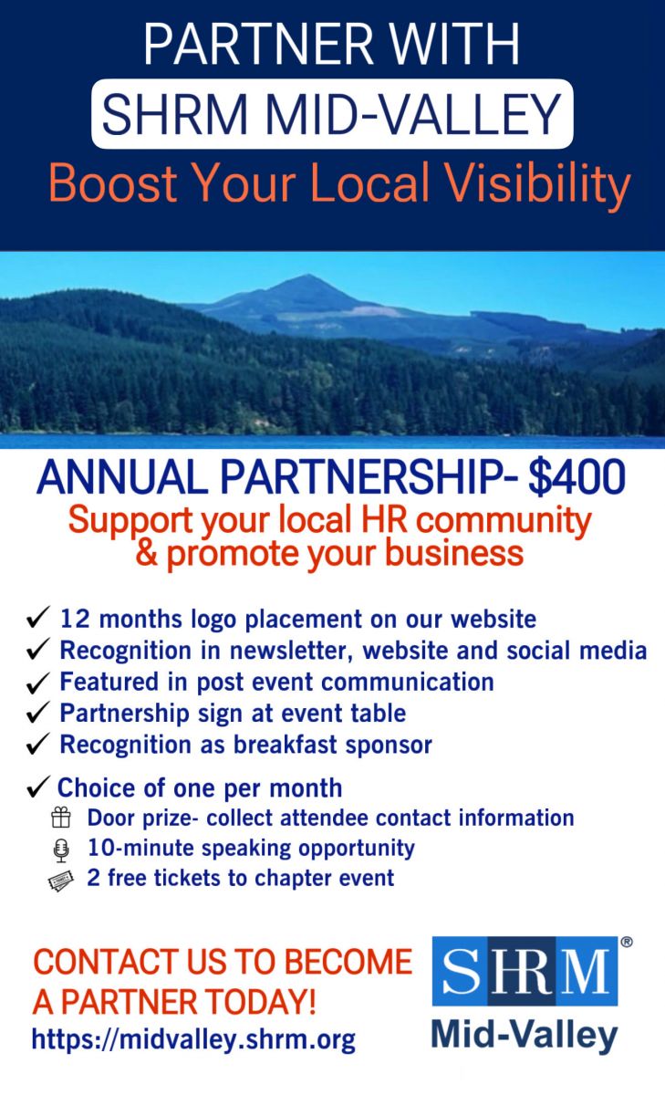 Partner with SHRM Mid-Valley