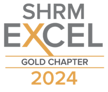 SHRM Excel Gold Chapter 2024 badge