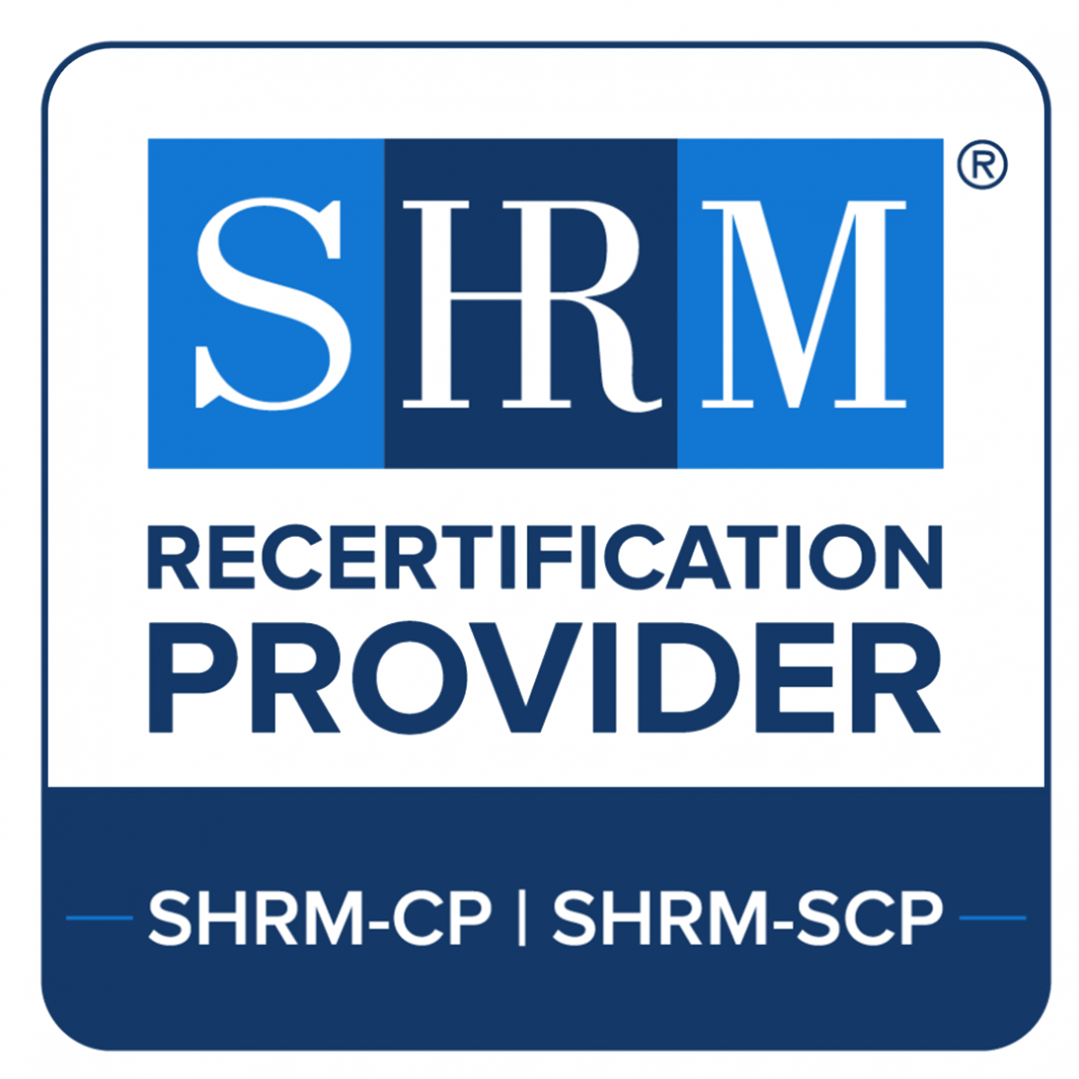 SHRM Recertification Provider badge