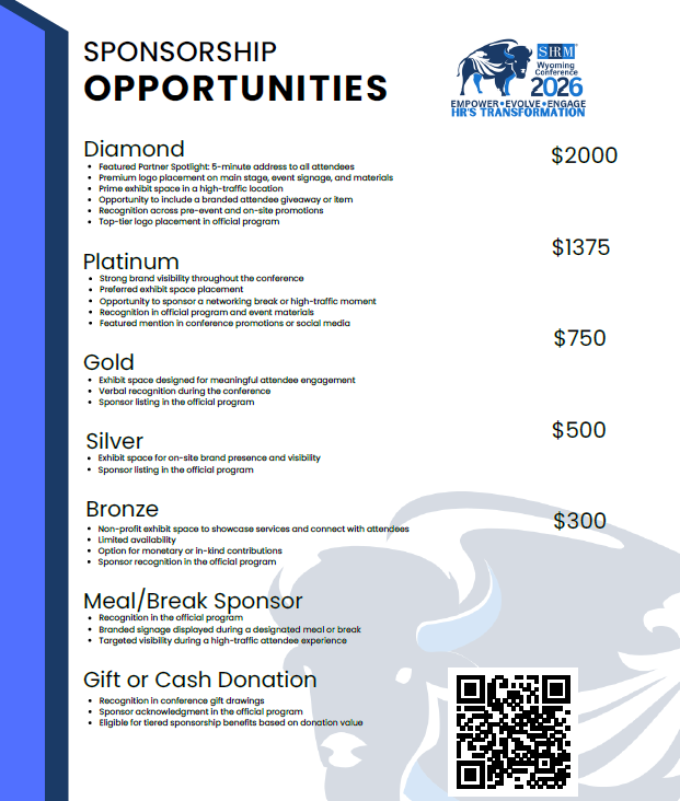 Sponsorship Opportunities 