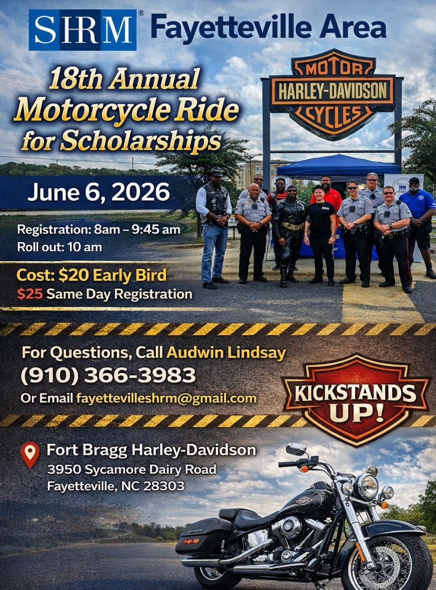 18th Annual Motorcycle Ride for Scholarships flyer